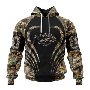 Personalized NHL Nashville Predators Special Camo Hunting Hoodie