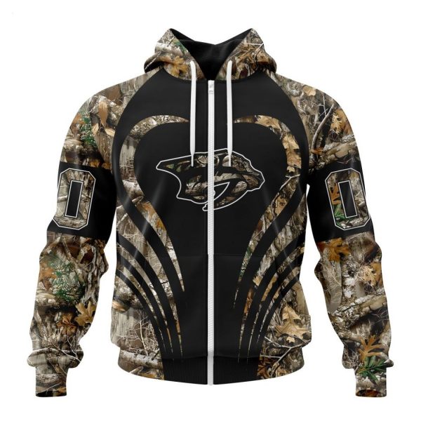 Personalized NHL Nashville Predators Special Camo Hunting Hoodie