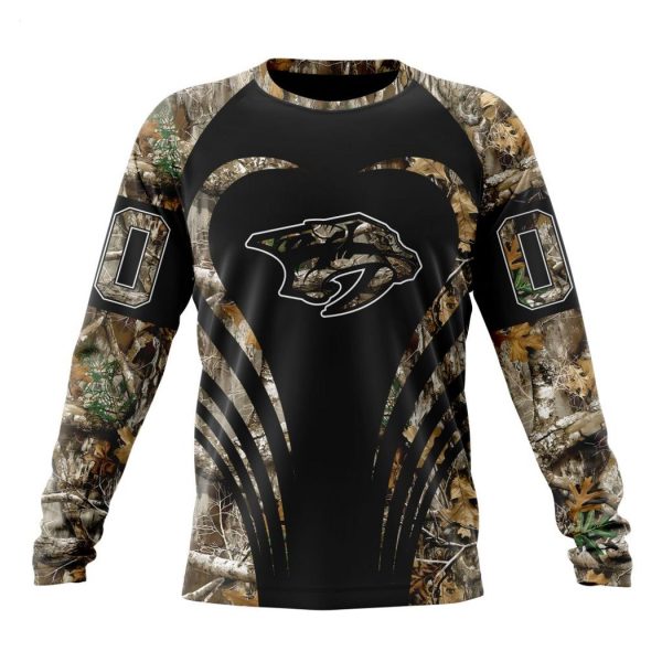 Personalized NHL Nashville Predators Special Camo Hunting Hoodie