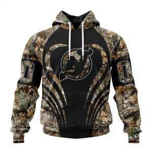 Personalized NHL New Jersey Devils Special Camo Hunting Hoodie