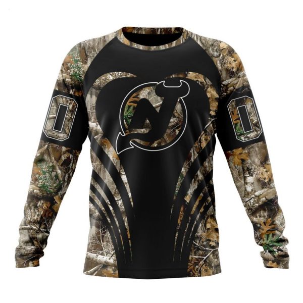 Personalized NHL New Jersey Devils Special Camo Hunting Hoodie