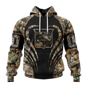 Personalized NHL New York Rangers Special Camo Hunting Hoodie