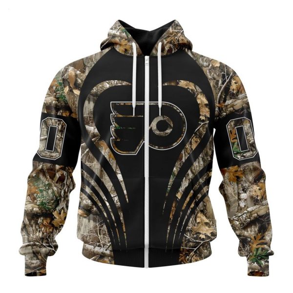 Personalized NHL Philadelphia Flyers Special Camo Hunting Hoodie