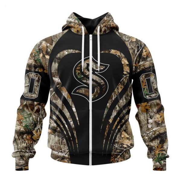 Personalized NHL Seattle Kraken Special Camo Hunting Hoodie