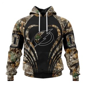 Personalized NHL Tampa Bay Lightning Special Camo Hunting Hoodie