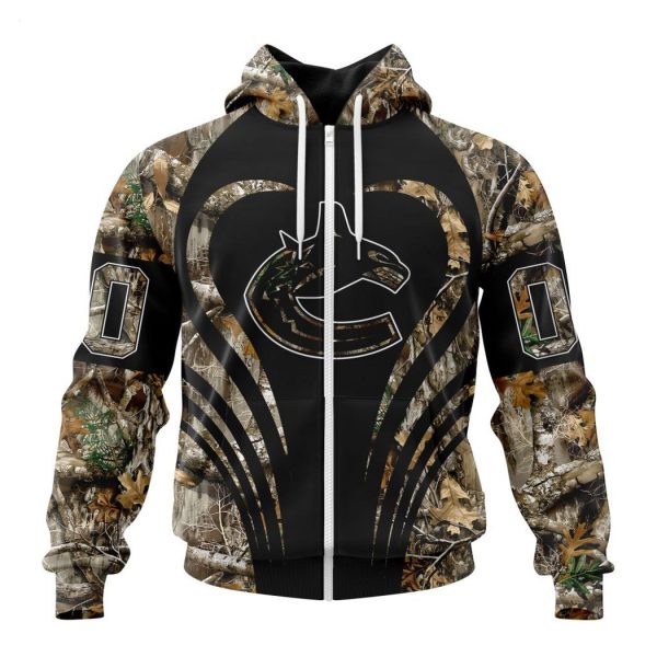 Personalized NHL Vancouver Canucks Special Camo Hunting Hoodie