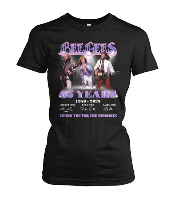 LIMITED EDITION Bee Gees 65 Years 1958 – 2023 Thank You For The Memories T-Shirt