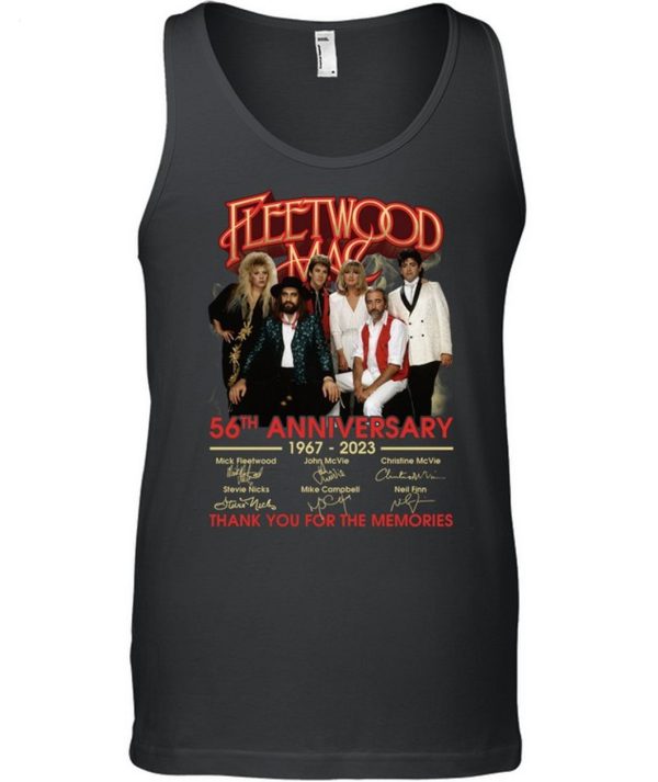 LIMITED EDITION Fleetwood Mac 56tht Anniversary 1967 – 2023 Thank You For The Memories T-Shirt