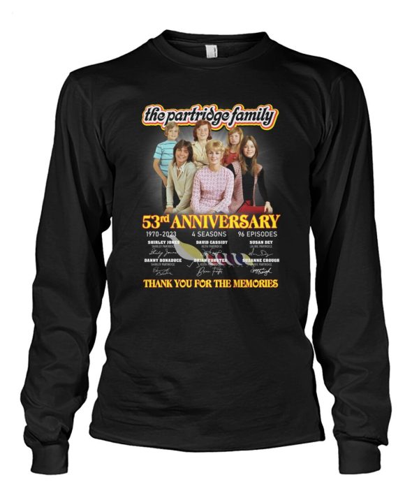 LIMITED EDITION The The Partridge Family 53rd Anniversary Thank You For The Memories T-Shirt