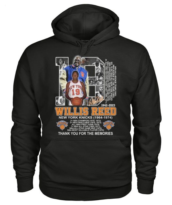 LIMITED EDITION Willis Reed 1942 – 2023 New York Knicks 1964 – 1974 Thank You For The Memories T-Shirt