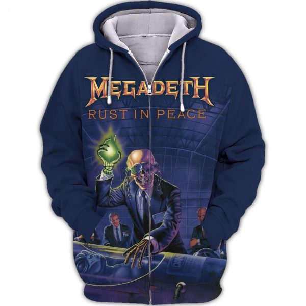 Fashion Megadeth Rock Band 3D T-Shirt
