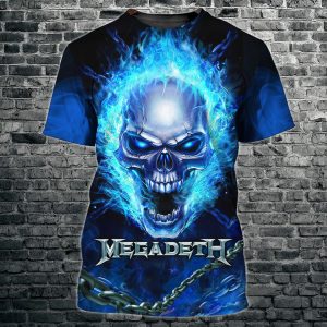 Megadeth Rock Band Dystopia 3D T-Shirt