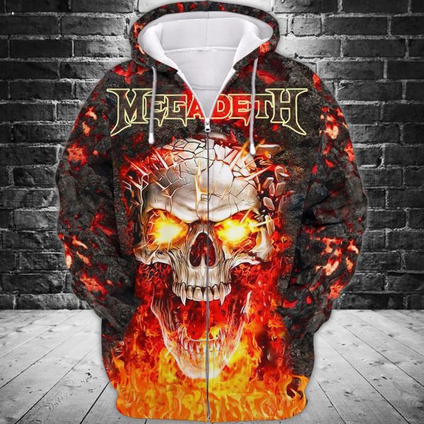 Megadeth Rock Band Holy Wars 3D T-Shirt