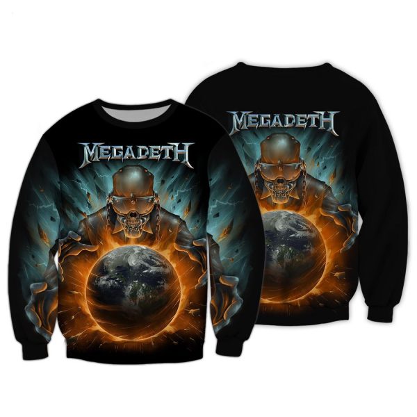 Megadeth Rock Band Rust In Peace Tour 3D T-Shirt