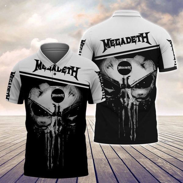 Megadeth Skull 3D TShirt Zip Hoodie 001