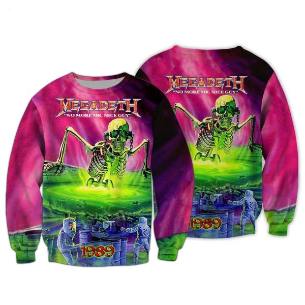 New Fashion Megadeth Band 3D T-Shirt