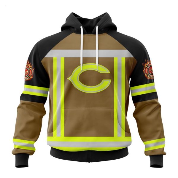 Personalized NFL Chicago Bears Special Firefighter Uniform Design T-Shirt