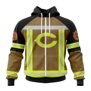 Personalized NFL Chicago Bears Special Firefighter Uniform Design T-Shirt