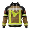 Personalized NFL Green Bay Packers Special Firefighter Uniform Design T-Shirt