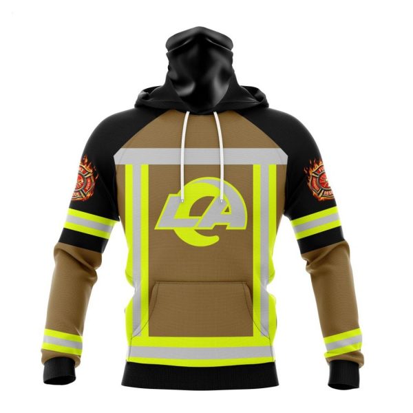 Personalized NFL Los Angeles Rams Special Firefighter Uniform Design T-Shirt