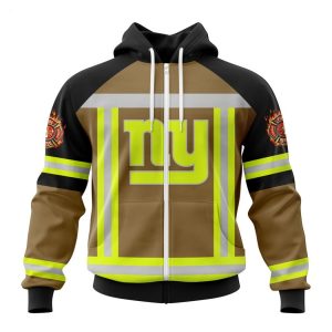 Personalized NFL New York Giants Special Firefighter Uniform Design T-Shirt
