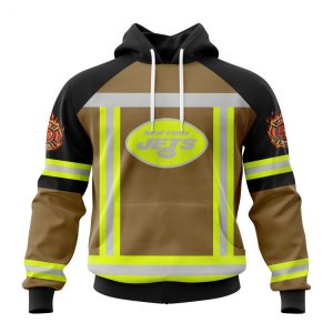 Personalized NFL New York Jets Special Firefighter Uniform Design T-Shirt