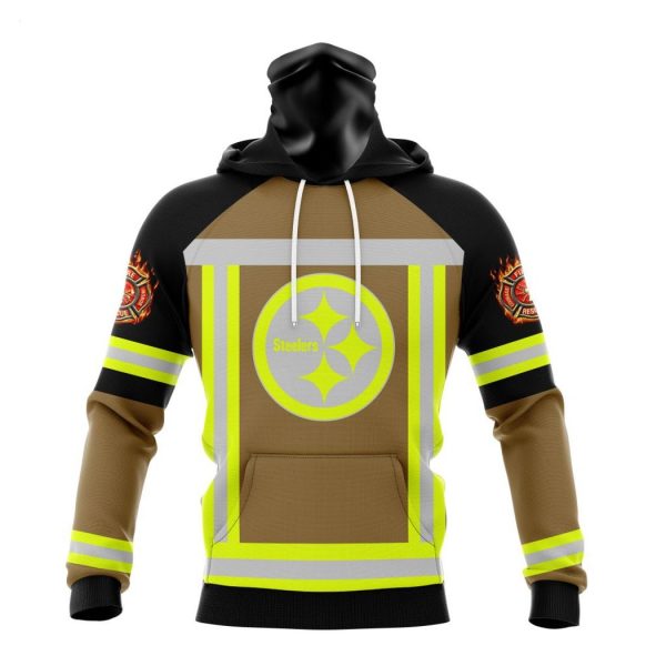 Personalized NFL Pittsburgh Steelers Special Firefighter Uniform Design T-Shirt
