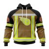 Personalized NFL Washington Commanders Special Firefighter Uniform Design T-Shirt