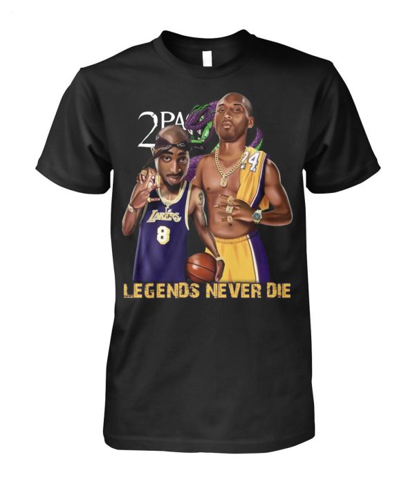 LIMITED EDITION 2Pac – Remember Me Kobe Bryant Lakers Legends Never Die T-Shirt