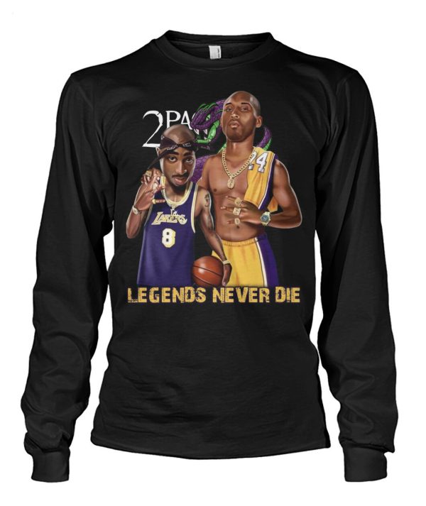 LIMITED EDITION 2Pac – Remember Me Kobe Bryant Lakers Legends Never Die T-Shirt