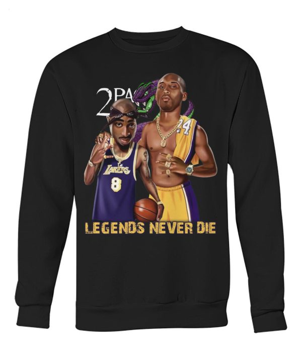 LIMITED EDITION 2Pac – Remember Me Kobe Bryant Lakers Legends Never Die T-Shirt