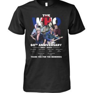 LIMITED EDITION The Who 60th Anniversary 1963 – 2023 Thank You For The Memories T-Shirt