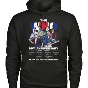 LIMITED EDITION The Who 60th Anniversary 1963 – 2023 Thank You For The Memories T-Shirt