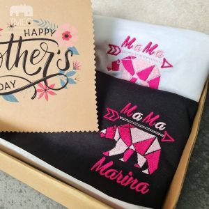 MAMA Center Embroidered Mothers Day Shirt