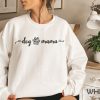 Embroidered Birth Flower Sweatshirt Gift for Her