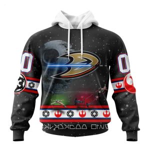 Personalized NHL Anaheim Ducks Special Star Wars Design Hoodie