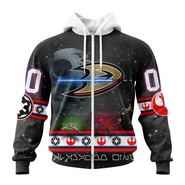 Personalized NHL Anaheim Ducks Special Star Wars Design Hoodie