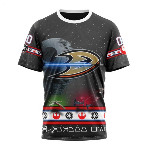 Personalized NHL Anaheim Ducks Special Star Wars Design Hoodie