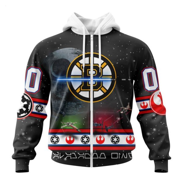 Personalized NHL Boston Bruins Special Star Wars Design Hoodie