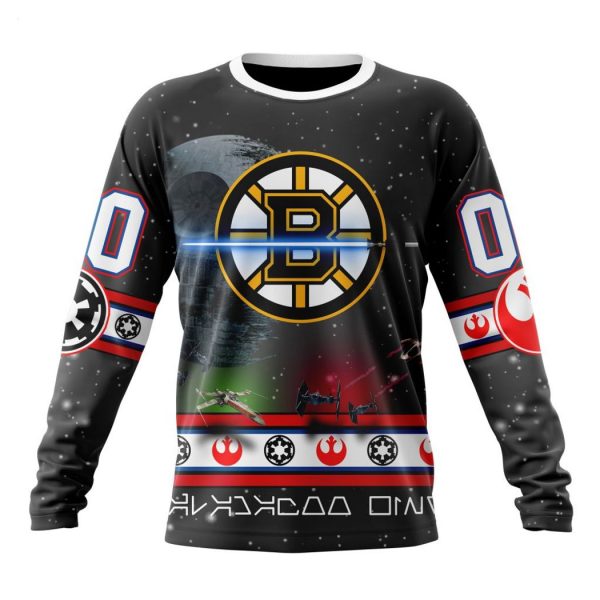 Personalized NHL Boston Bruins Special Star Wars Design Hoodie