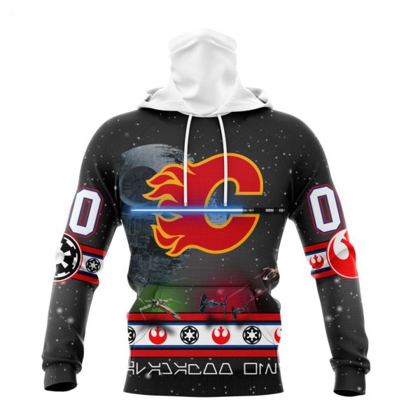 Personalized NHL Calgary Flames Special Star Wars Design Hoodie