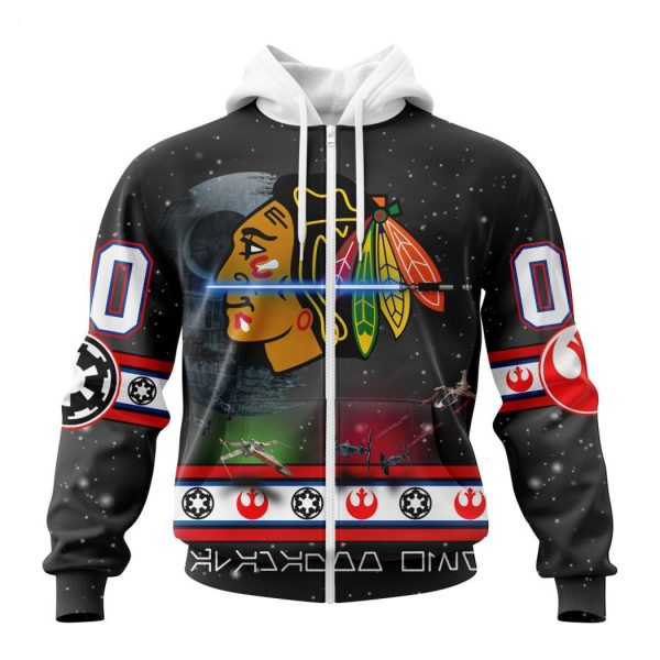 Personalized NHL Chicago Blackhawks Special Star Wars Design Hoodie