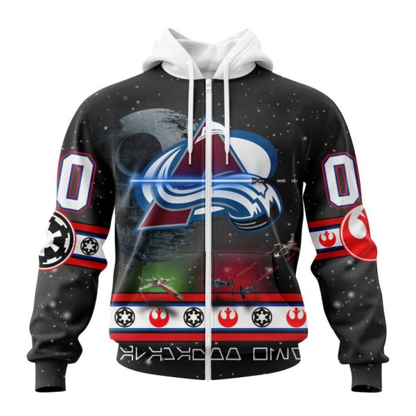 Personalized NHL Colorado Avalanche Special Star Wars Design Hoodie