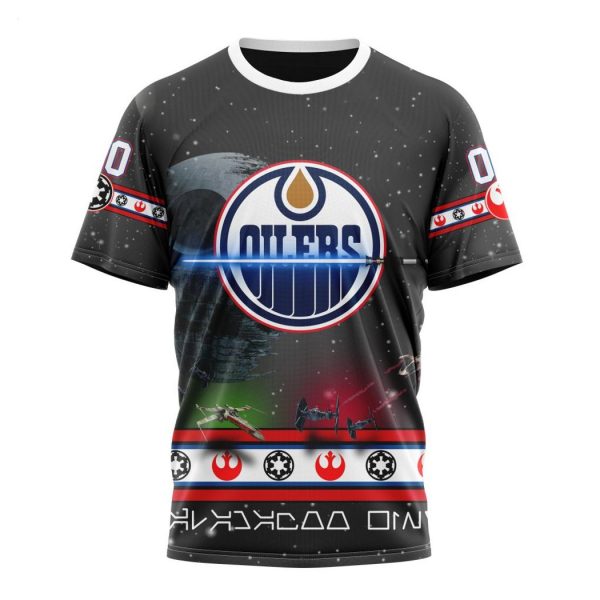 Personalized NHL Edmonton Oilers Special Star Wars Design Hoodie