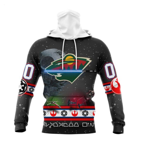 Personalized NHL Minnesota Wild Special Star Wars Design Hoodie