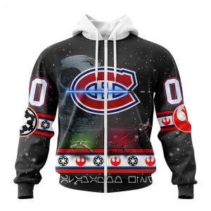 Personalized NHL Montreal Canadiens Special Star Wars Design Hoodie