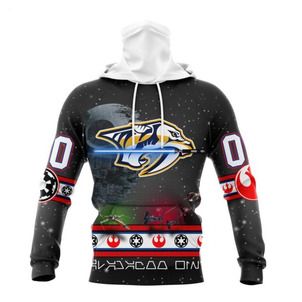 Personalized NHL Nashville Predators Special Star Wars Design Hoodie