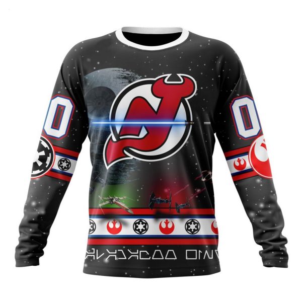 Personalized NHL New Jersey Devils Special Star Wars Design Hoodie