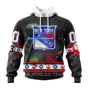 Personalized NHL New York Rangers Special Star Wars Design Hoodie
