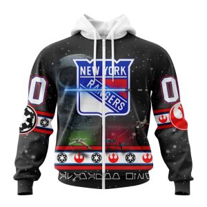 Personalized NHL New York Rangers Special Star Wars Design Hoodie